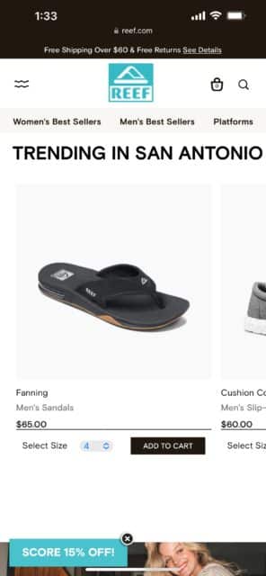 reef website "trending in san antonio" 