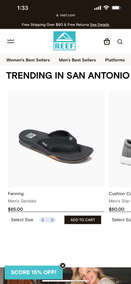 reef website "trending in san antonio"