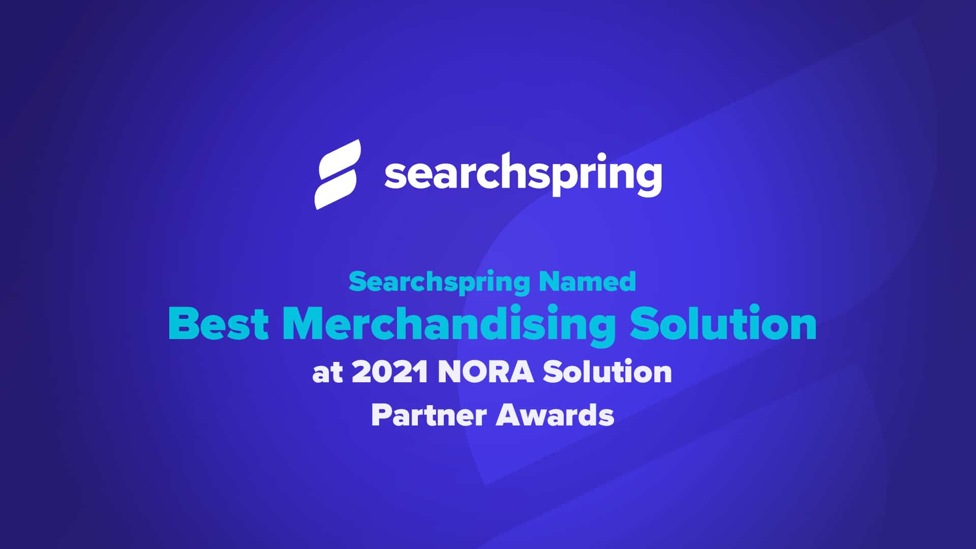 Searchspring NORA Award