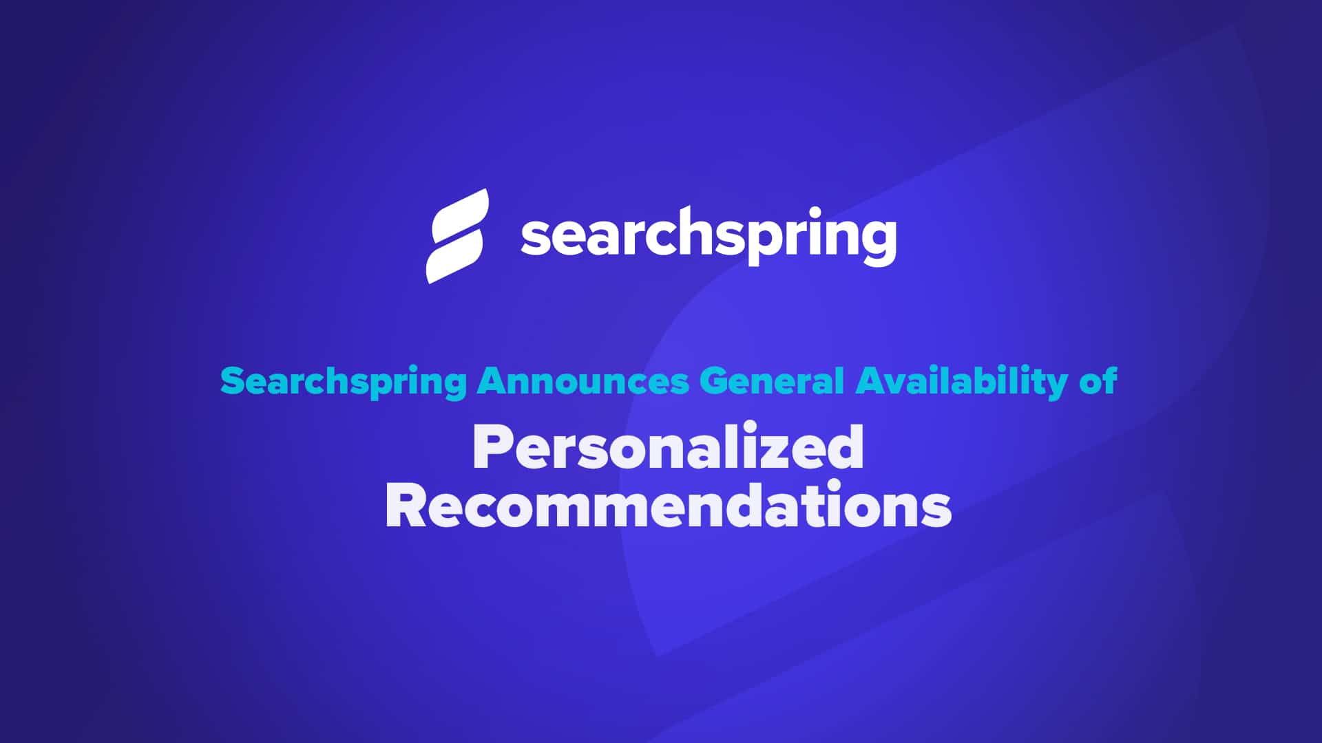 Searchspring Announces General Availability of Personalized Recommendations