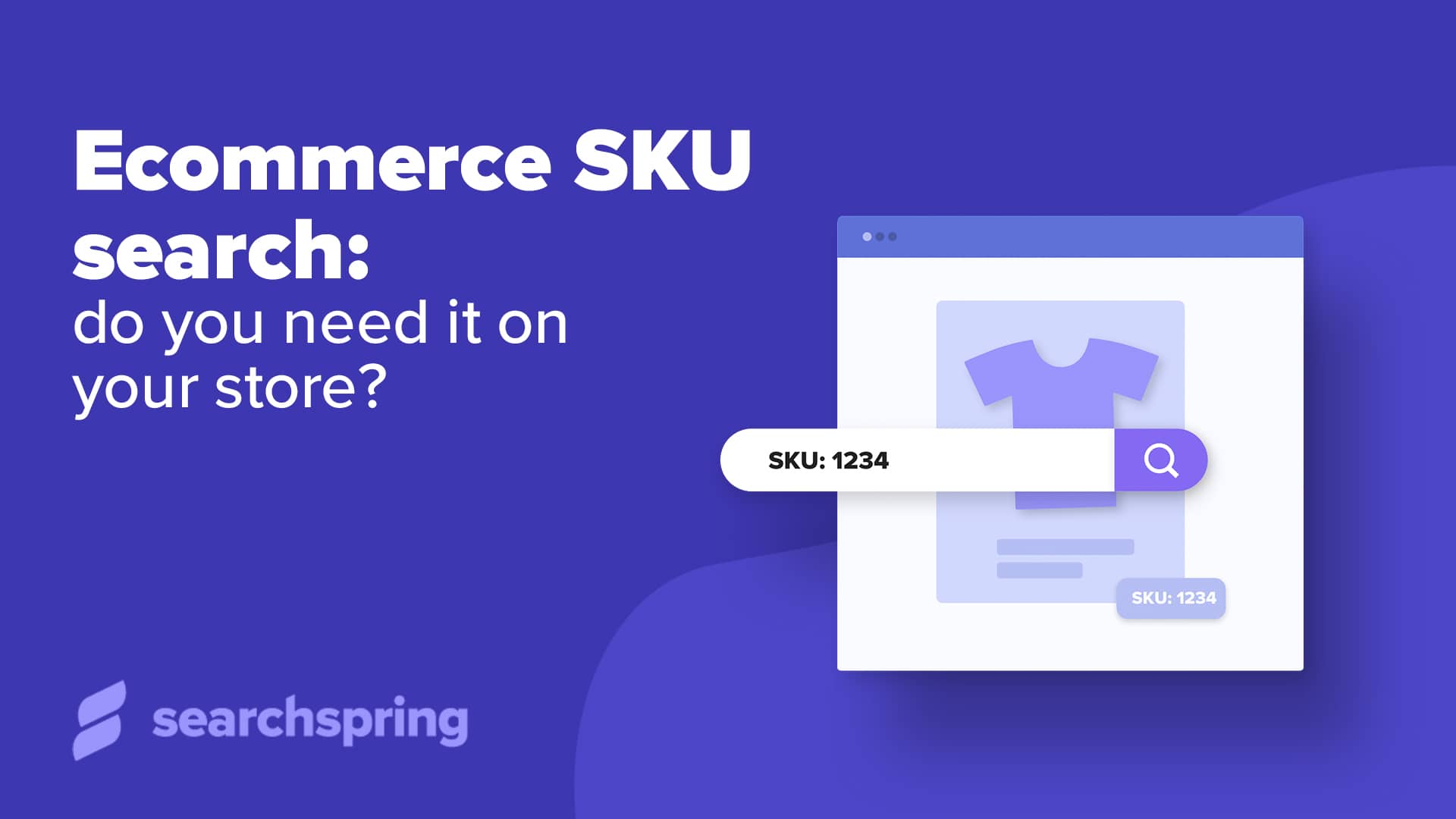 Ecommerce SKU search