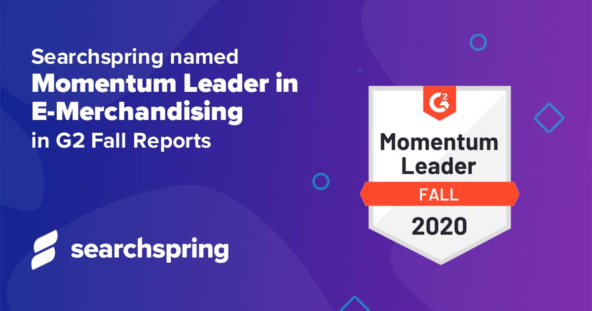 Searchspring Momentum Leader Merchandising