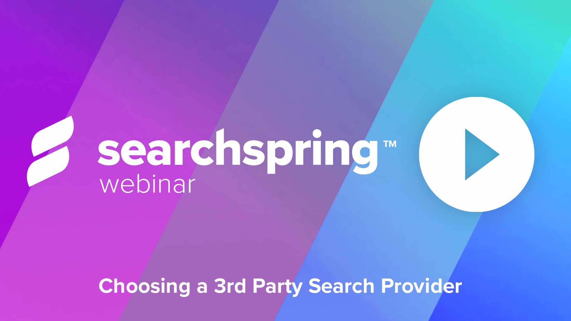 Choosing a 3rd party search provider
