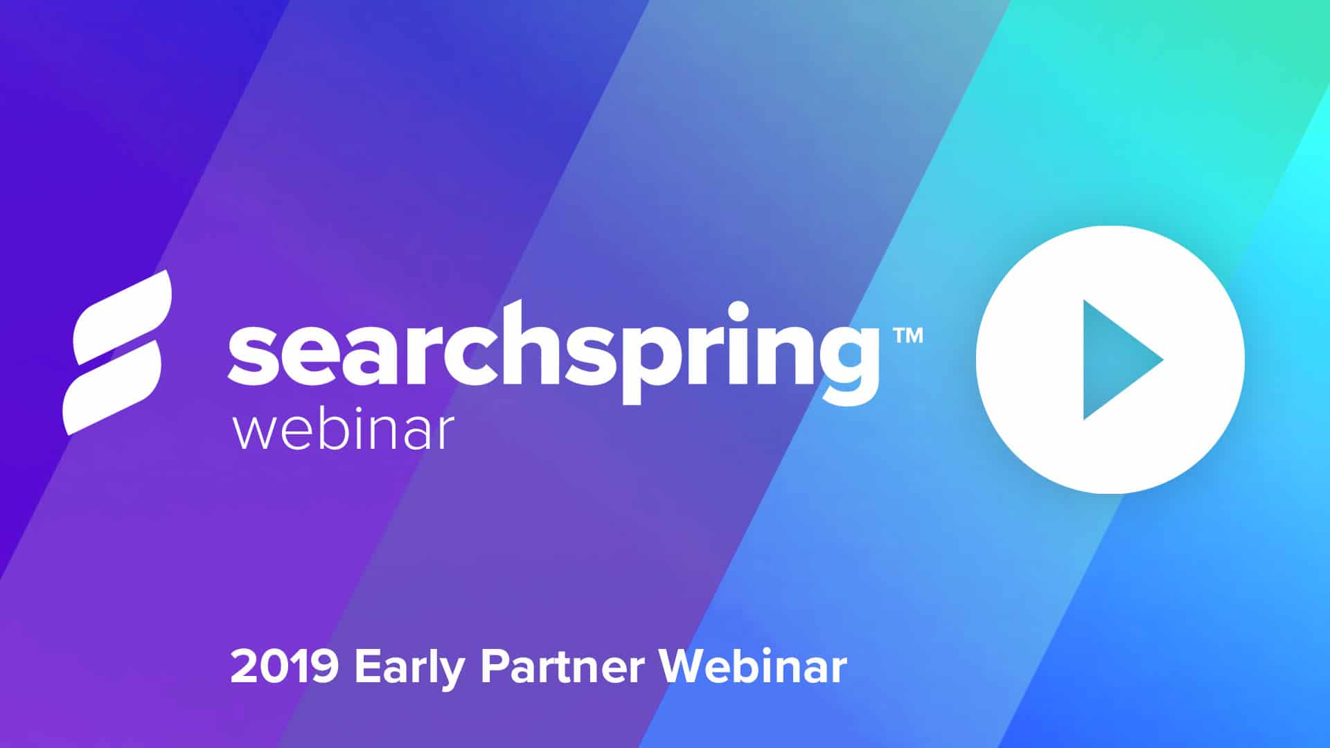 2019 early partner webinar