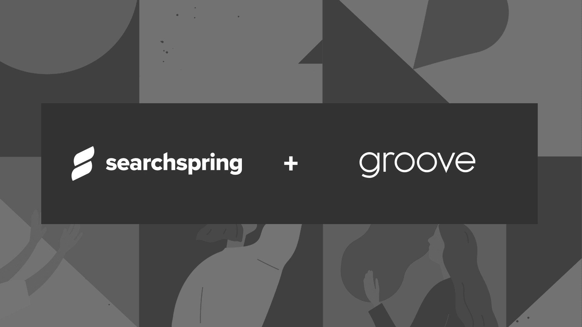 Groove and Searchspring text on grey backgroung
