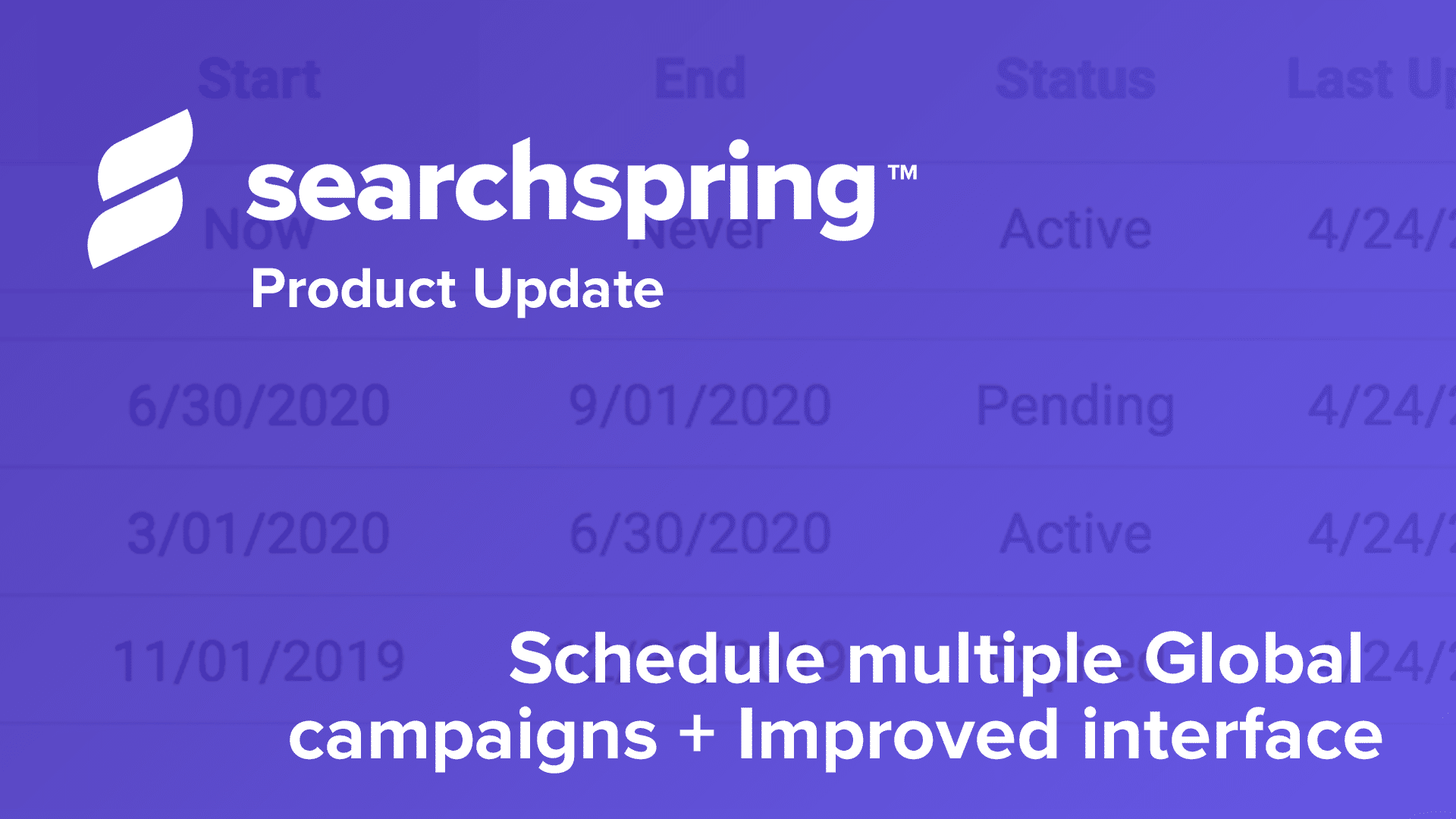 Schedule multiple campaigns