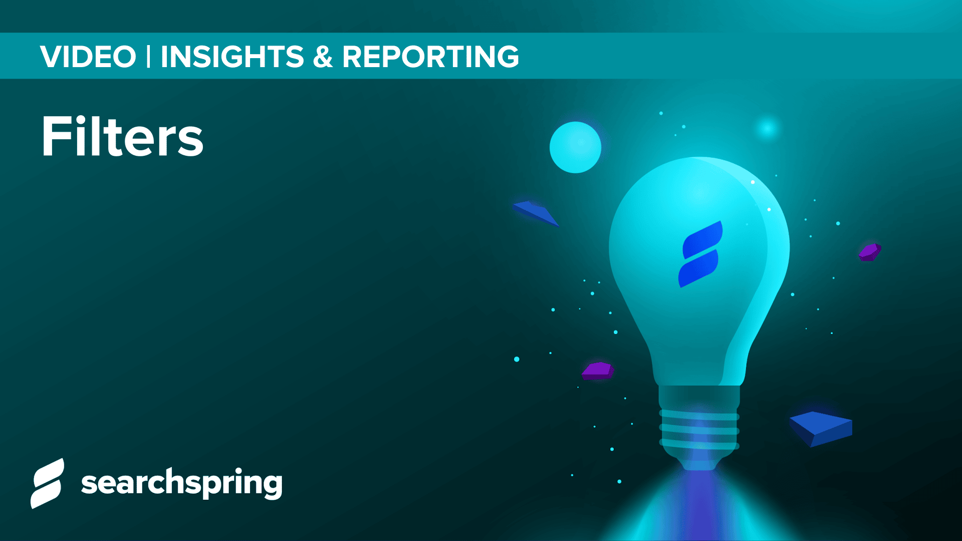 Filters Searchspring Academy teal video
